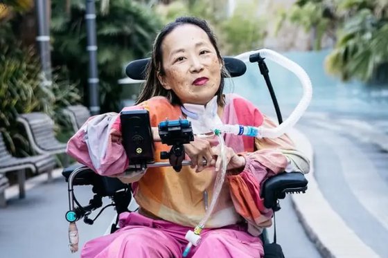 Activist Alice Wong. 