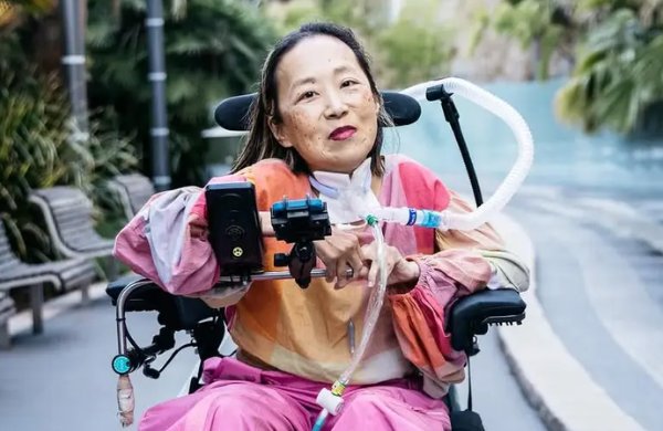 Activist Alice Wong. 
