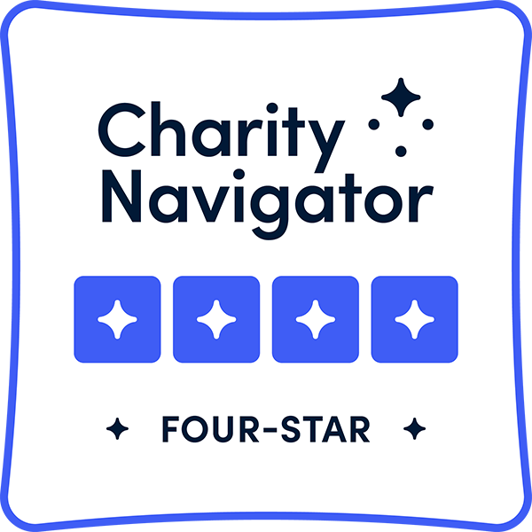 Charity Navigator Four-Star rating badge