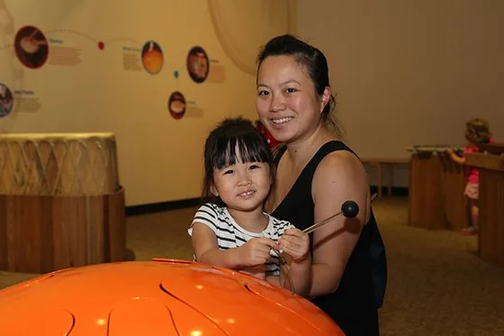 Sound Showers exhibit.