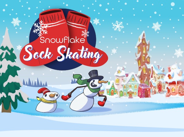 Snowflake Sock Skating logo